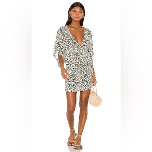 Leopard Print Cover Up OS